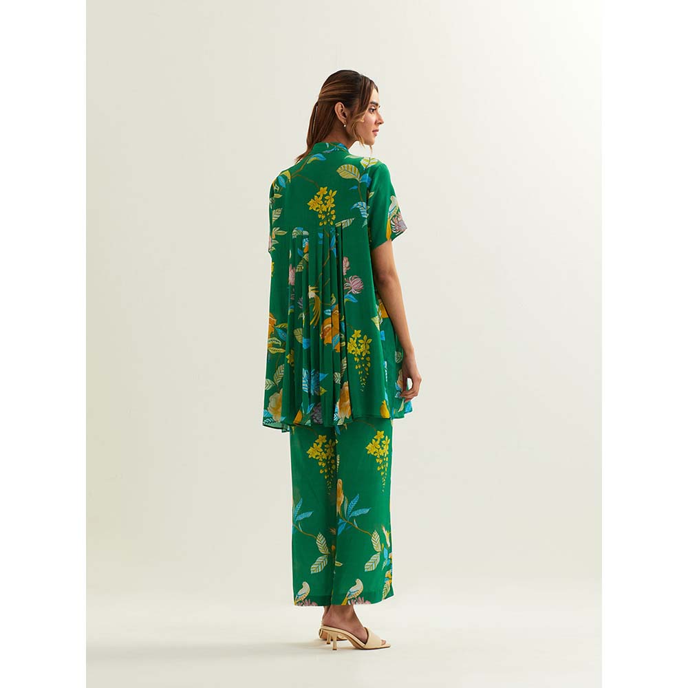 Label Earthen Green Rana Co-Ord (Set of 2)