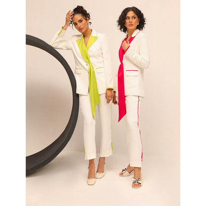 Label Deepika Nagpal Pink Eyana Co-Ord (Set of 2)