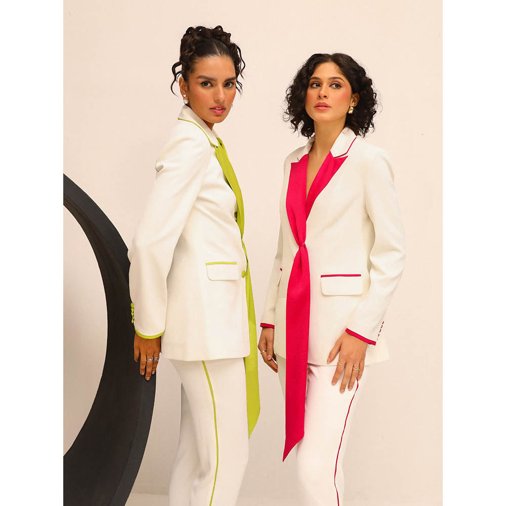 Label Deepika Nagpal Pink Eyana Co-Ord (Set of 2)