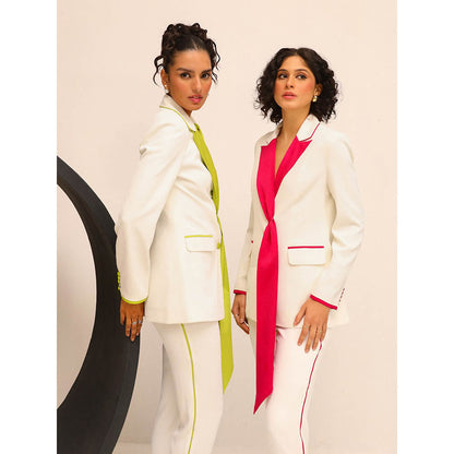 Label Deepika Nagpal Pink Eyana Co-Ord (Set of 2)