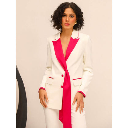 Label Deepika Nagpal Pink Eyana Co-Ord (Set of 2)