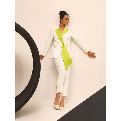 Label Deepika Nagpal Green Eyana Co-Ord (Set of 2)