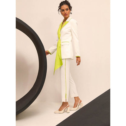 Label Deepika Nagpal Green Eyana Co-Ord (Set of 2)