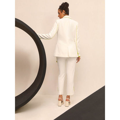 Label Deepika Nagpal Green Eyana Co-Ord (Set of 2)