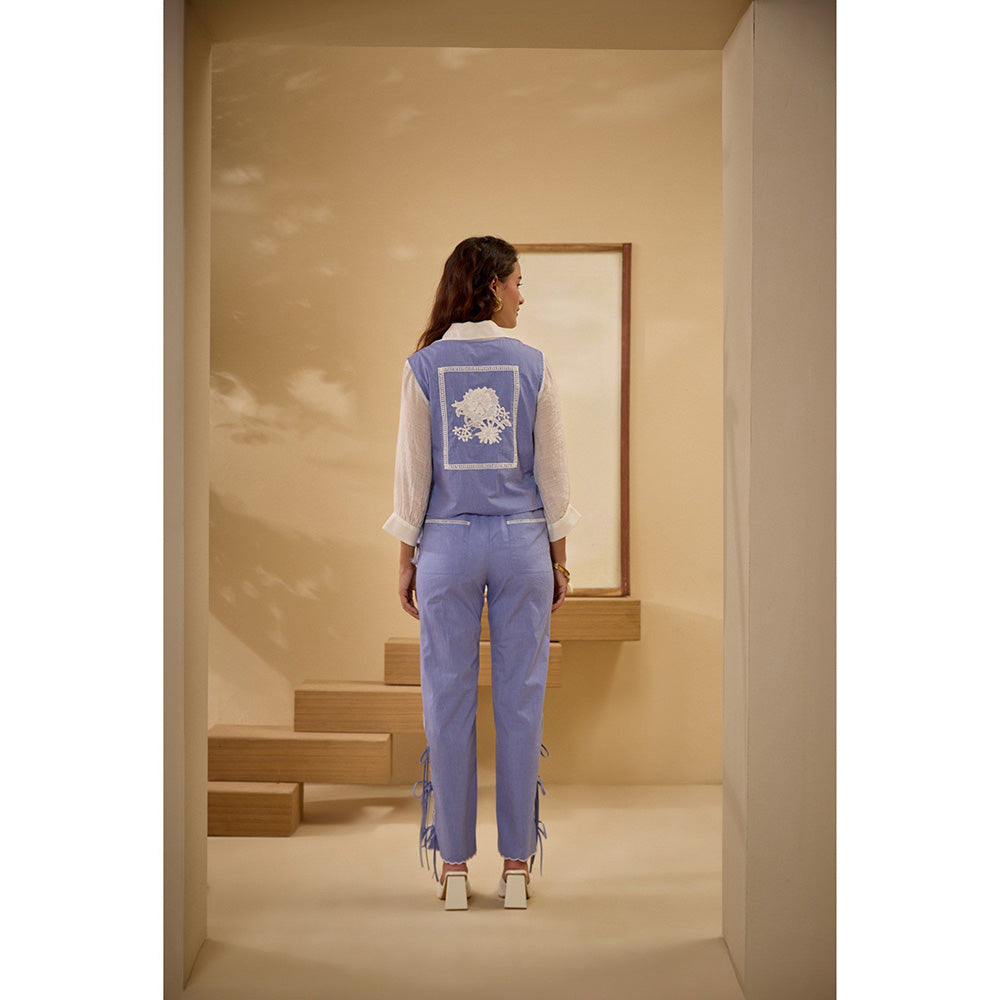 Label Deepika Nagpal Purple Alexis Co-Ord (Set of 3)