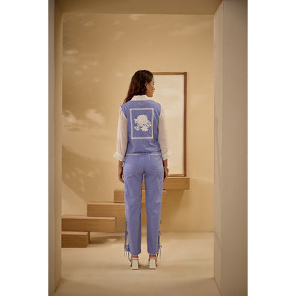 Label Deepika Nagpal Purple Alexis Co-Ord (Set of 3)