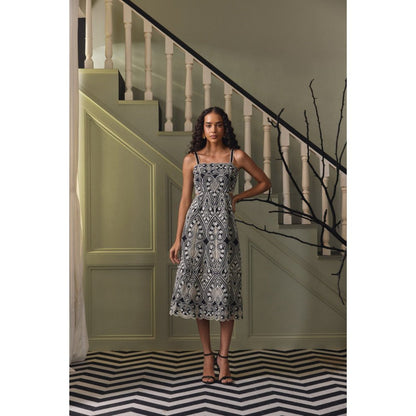 Label Deepika Nagpal Black Audrey Dress