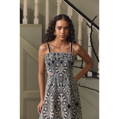 Label Deepika Nagpal Black Audrey Dress