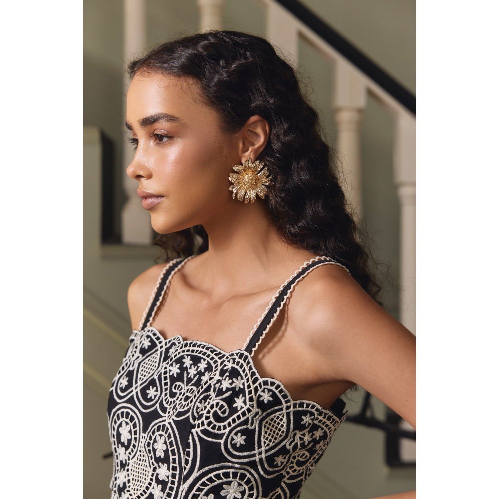 Label Deepika Nagpal Black Audrey Dress