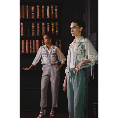 Label Deepika Nagpal Mauve Genie Co-Ord (Set of 3)