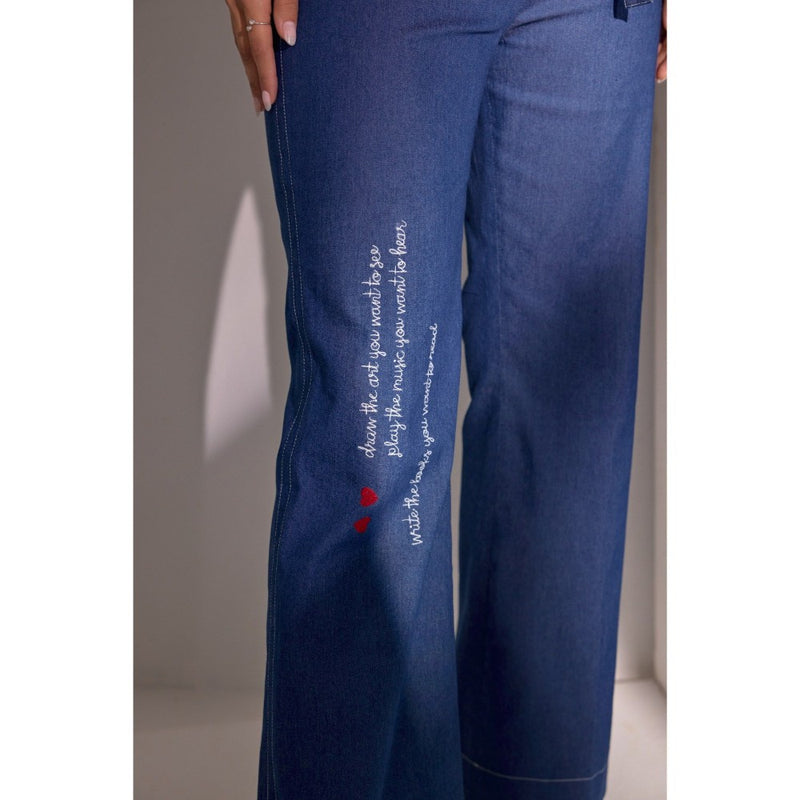 Label Deepika Nagpal Blake Embroidered Co-Ord with Belt (Set of 3)