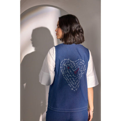 Label Deepika Nagpal Anna Embroidered Co-Ord (Set of 3)