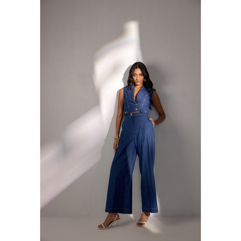 Label Deepika Nagpal Eris Solid Co-Ord (Set of 2)