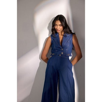 Label Deepika Nagpal Eris Solid Co-Ord (Set of 2)