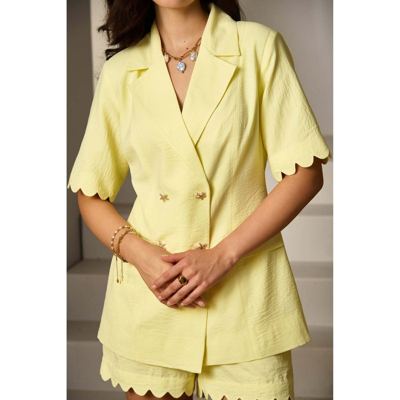 Label Deepika Nagpal Yellow Tess Co-Ord (Set of 2)