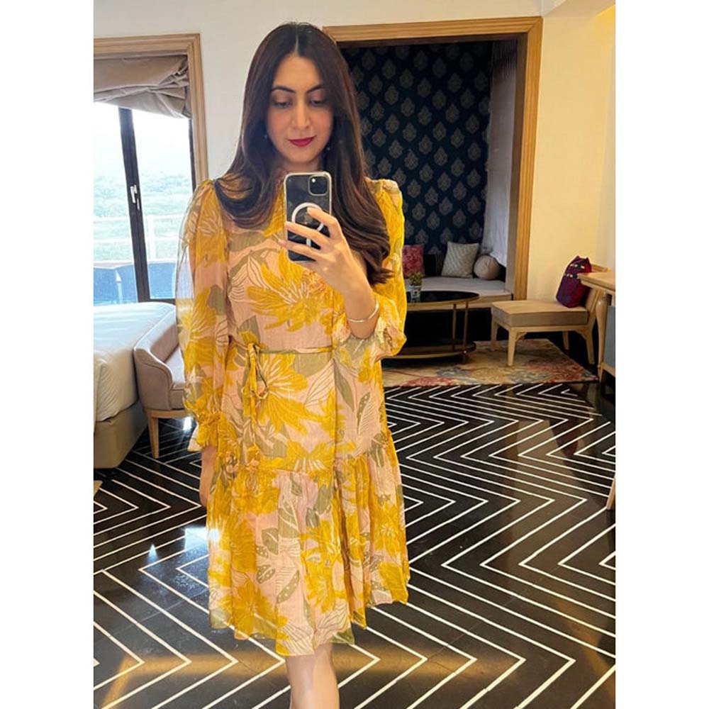 Label Deepika Nagpal Deepika In Martini Midi Dress