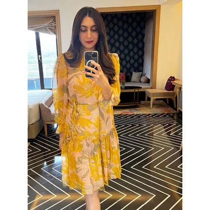 Label Deepika Nagpal Deepika In Martini Midi Dress