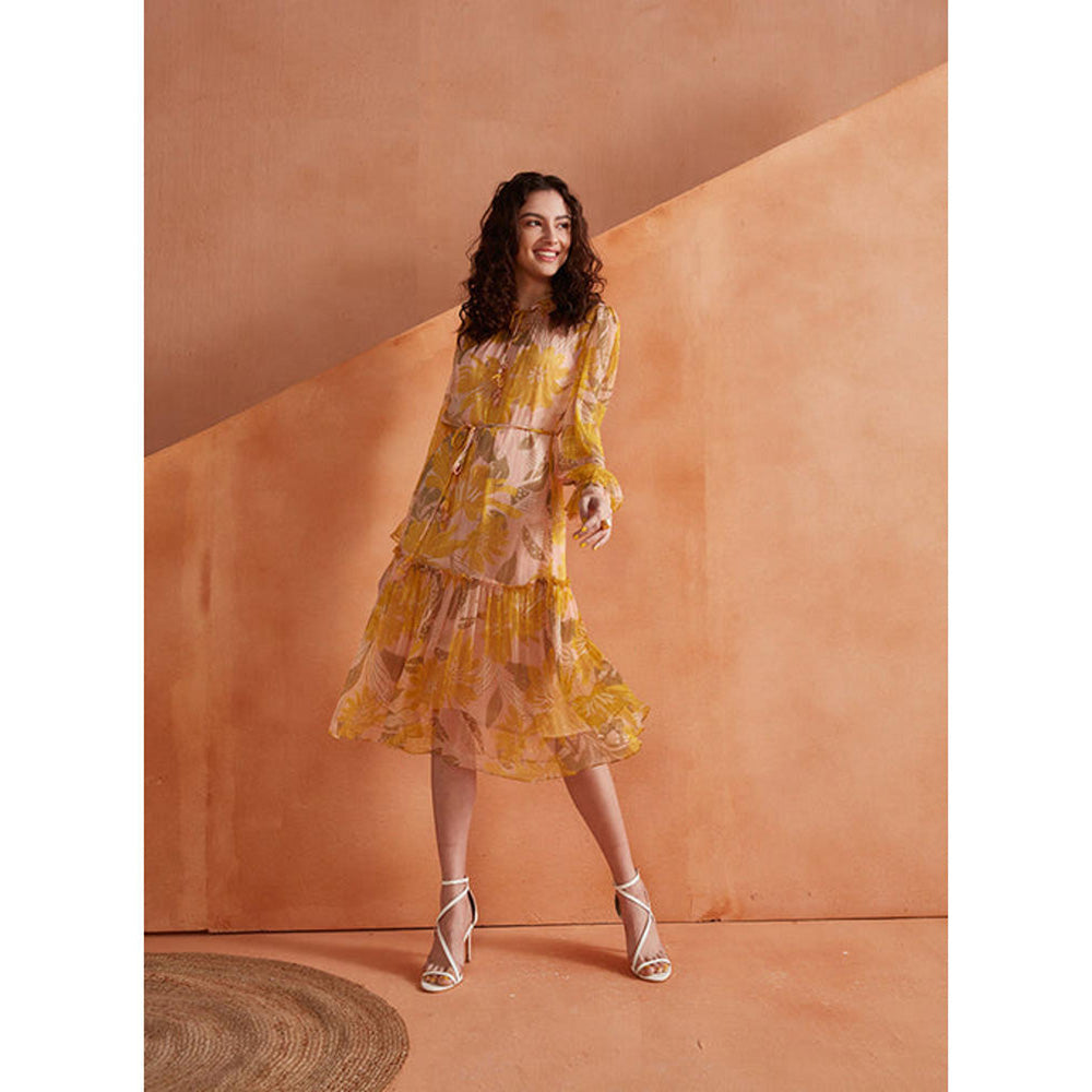 Label Deepika Nagpal Deepika In Martini Midi Dress