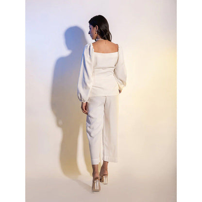 Label Iris Ivory Knot Co-Ord (Set of 2)