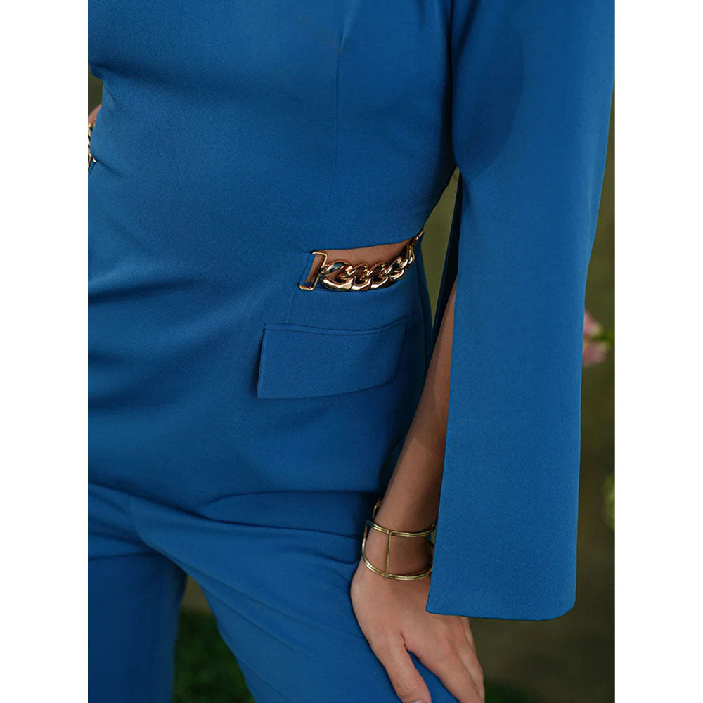 Label Iris Cobalt Blue Chain Co-Ord (Set of 2)