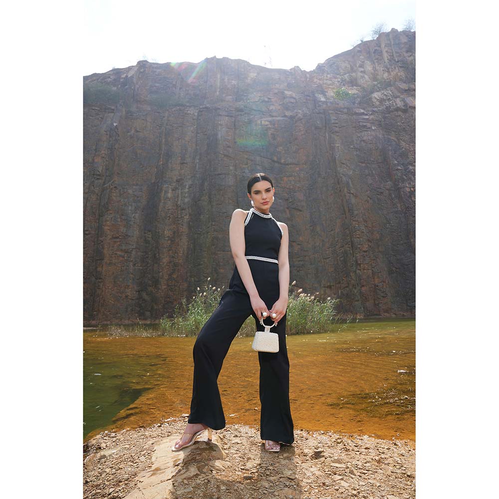 Label Iris Black Pearl Jumpsuit