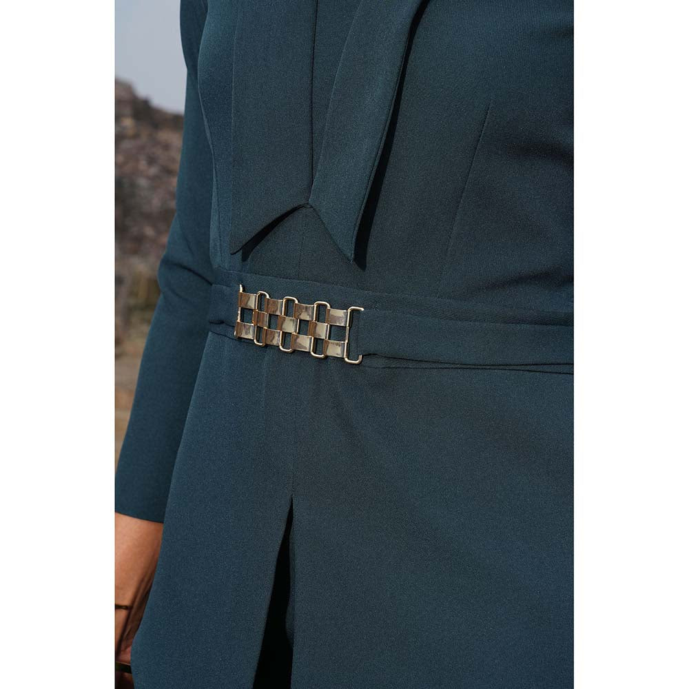 Label Iris Blue Emerald Chain Co-Ord (Set of 2)