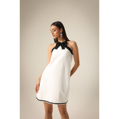 Label Iris Ivory Bow Dress