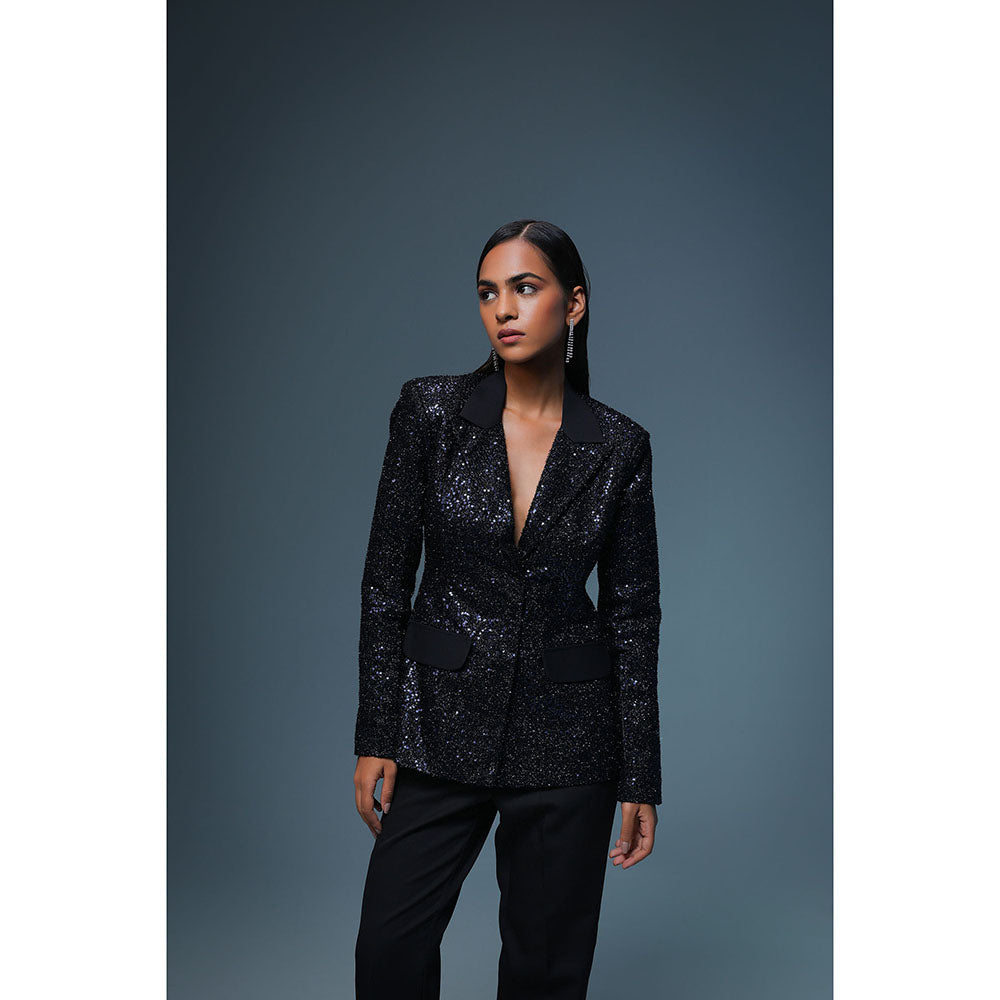 Label Iris Ink Sequin Blazer with Pant (Set of 2)