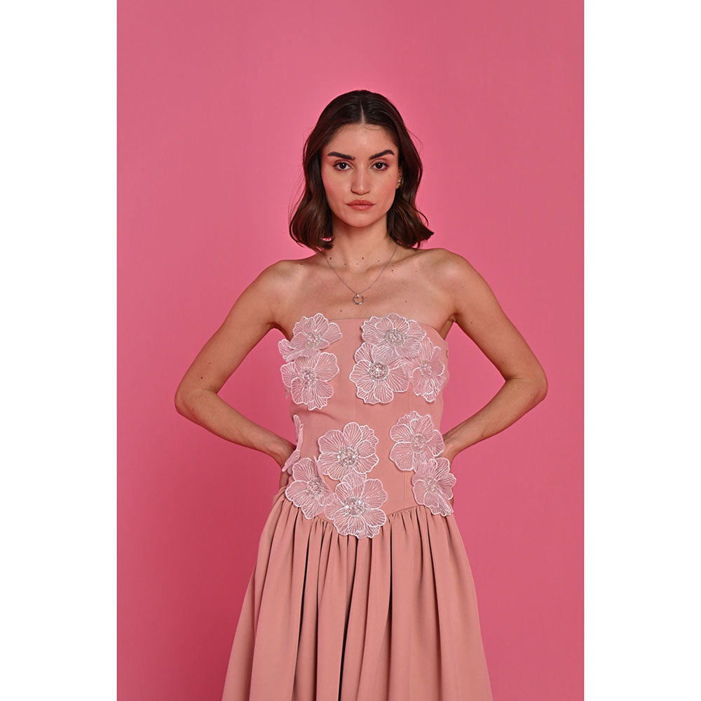 Label Iris Pink Roselle Corset Dress