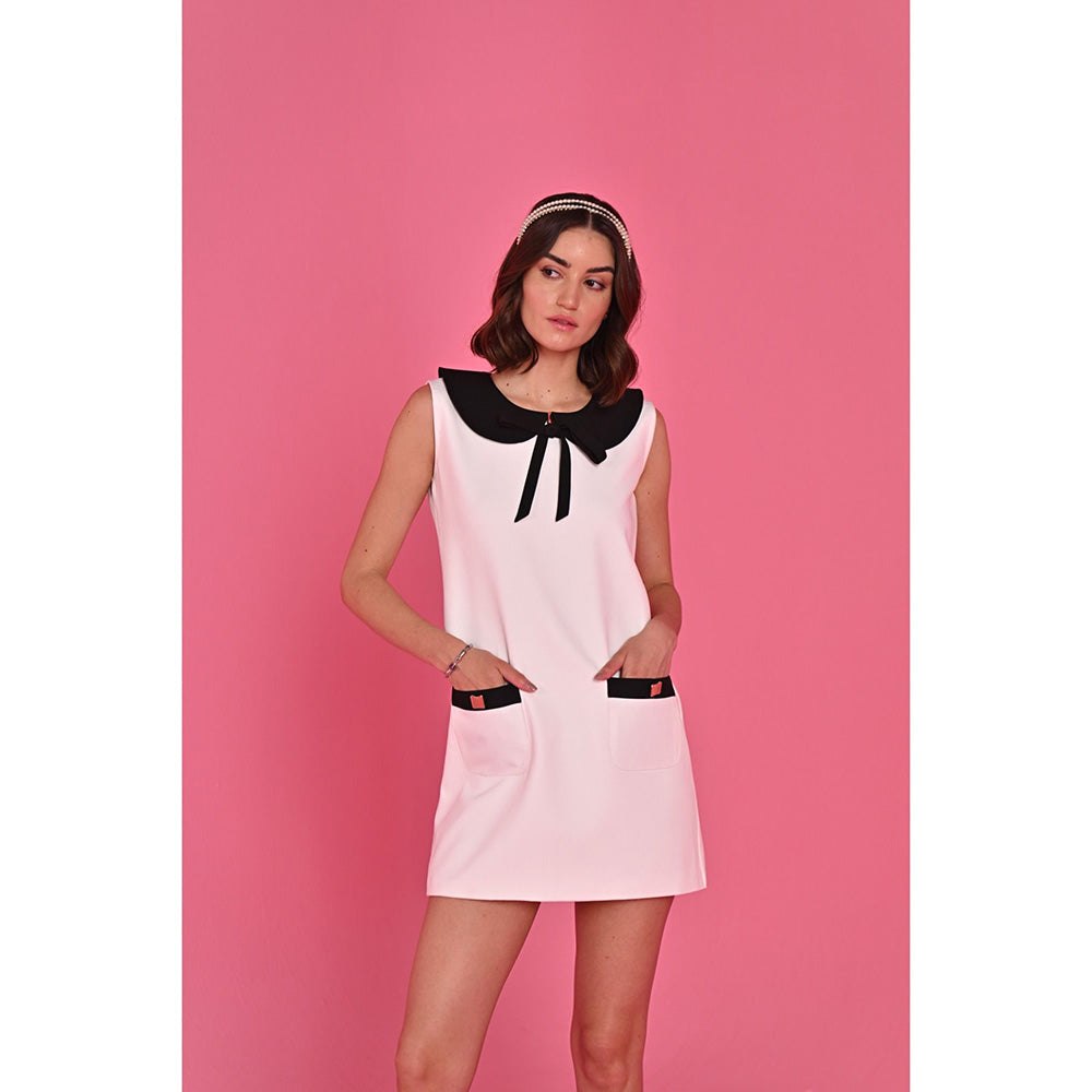 Label Iris Lunette Sheath Solid Dress