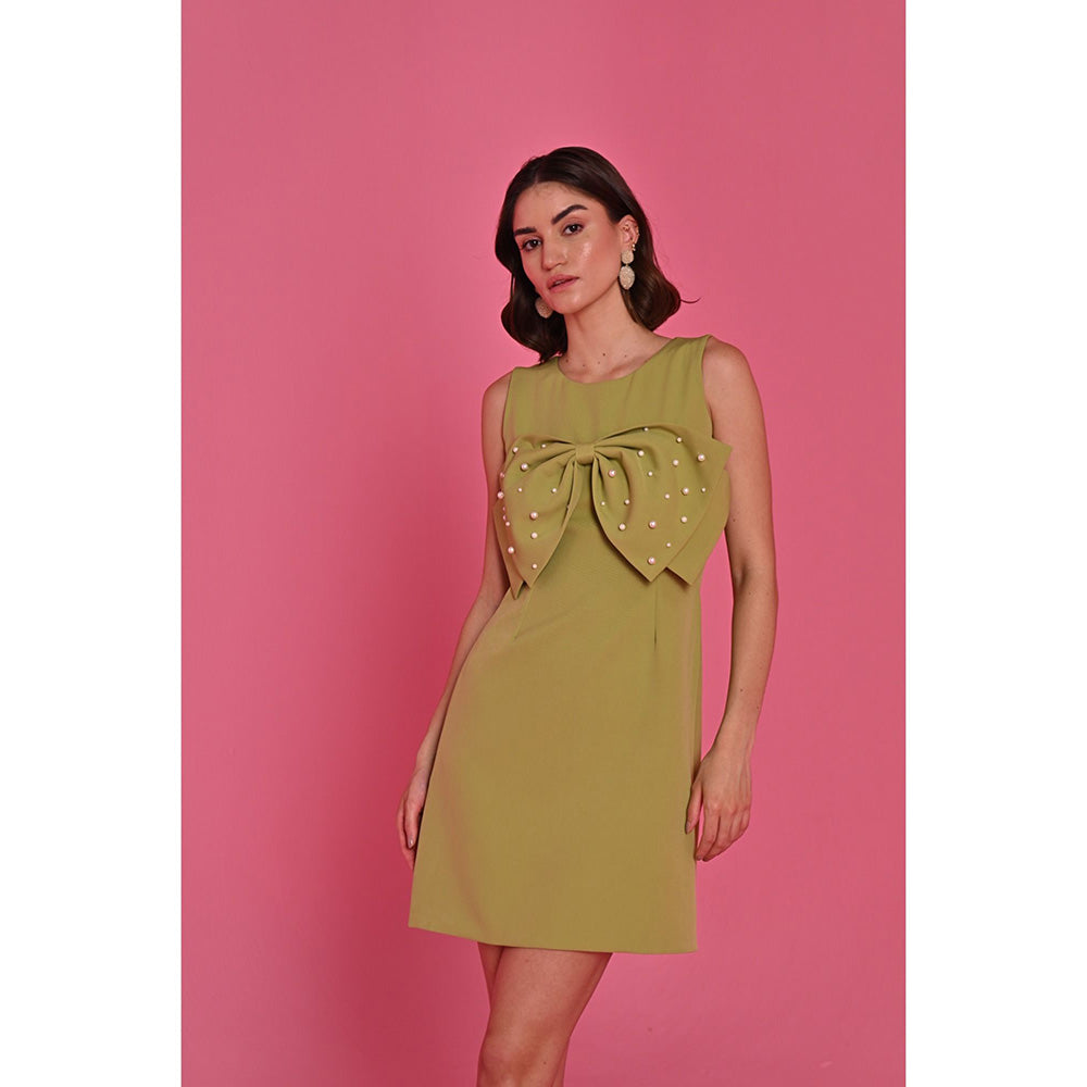 Label Iris Olira Bow Solid Dress