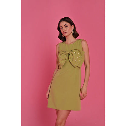 Label Iris Olira Bow Solid Dress