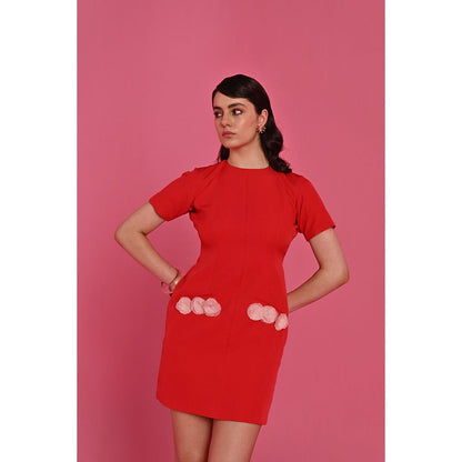 Label Iris Ruby Garden Solid Dress