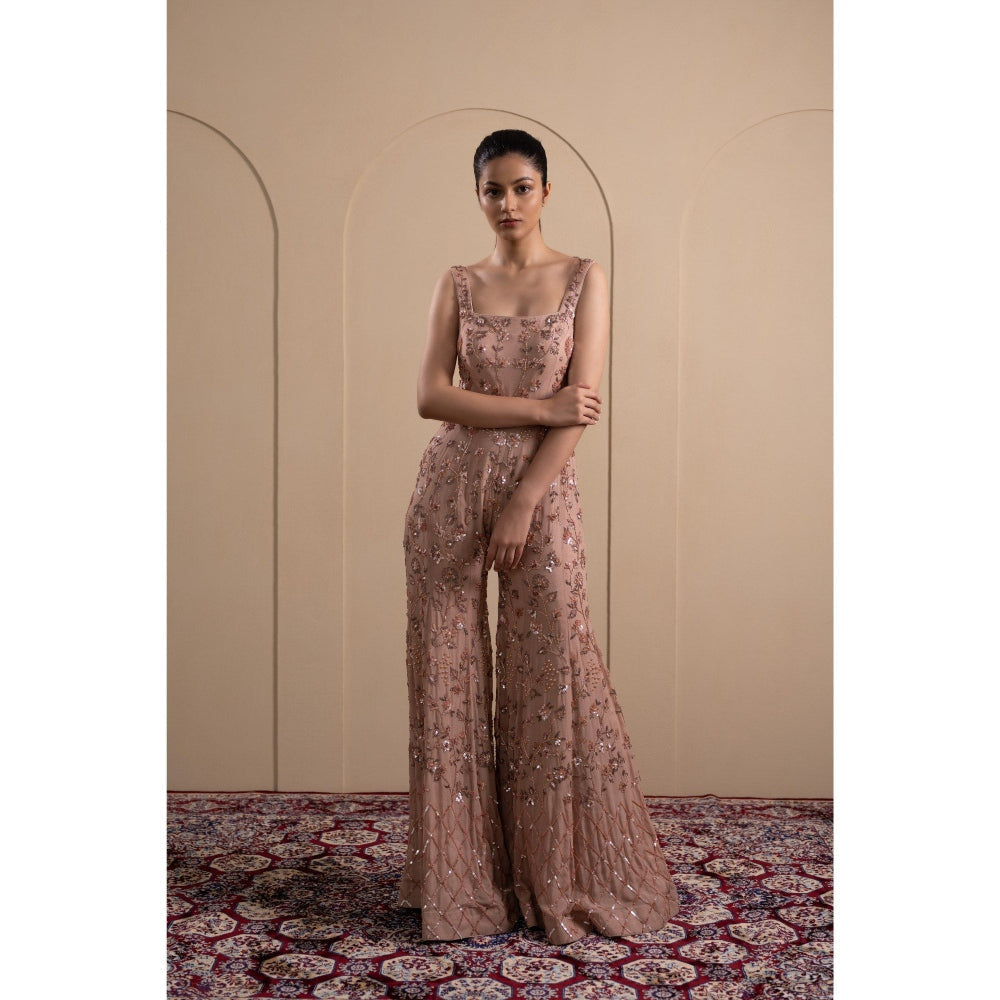 LABEL TANYA CHOPRA Dusty Pink Jumpsuit