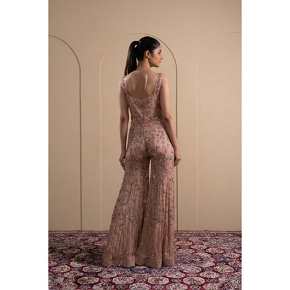 LABEL TANYA CHOPRA Dusty Pink Jumpsuit
