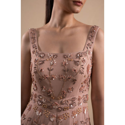 LABEL TANYA CHOPRA Dusty Pink Jumpsuit