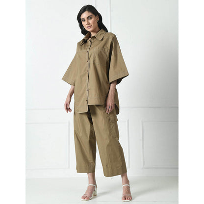 Sunanta Madaan Brown Coord (Set of 2)