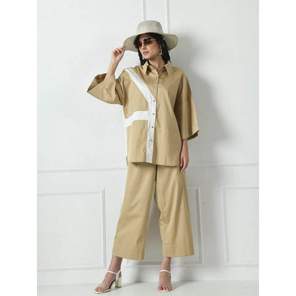 Sunanta Madaan Beige Co-Ord (Set of 2)