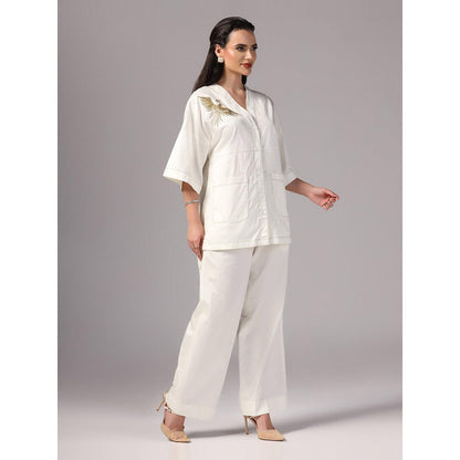 Sunanta Madaan Ivory Colour Co-Ord (Set of 2)