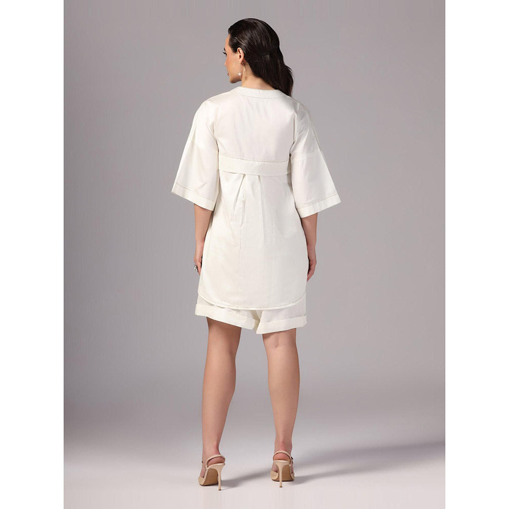 Sunanta Madaan Ivory Colour Co-Ord (Set of 2)