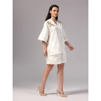 Sunanta Madaan Ivory Colour Co-Ord (Set of 2)