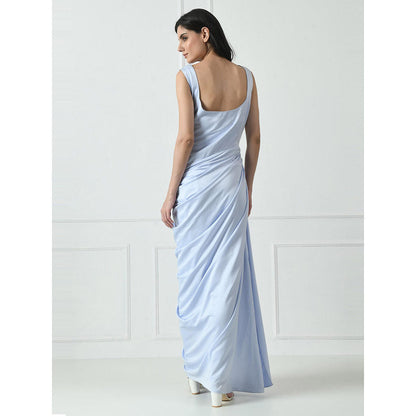 Sunanta Madaan Blue Indo Western Gown