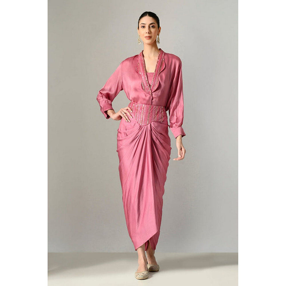 Sunanta Madaan Women Top with Skirt and Cape
