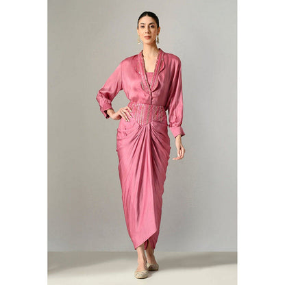 Sunanta Madaan Women Top with Skirt and Cape