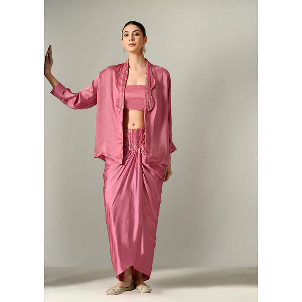 Sunanta Madaan Women Top with Skirt and Cape
