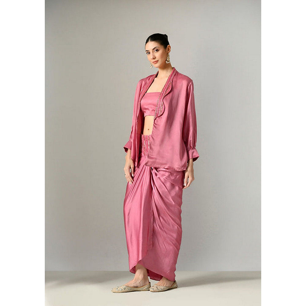 Sunanta Madaan Women Top with Skirt and Cape