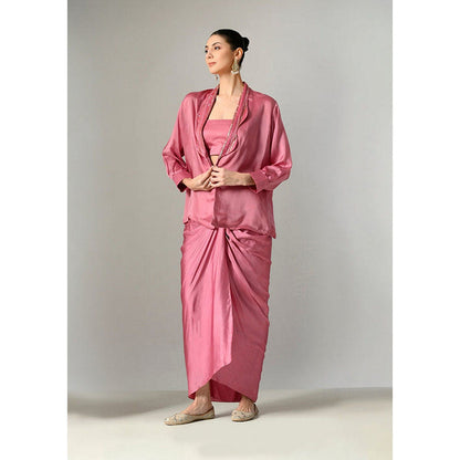 Sunanta Madaan Women Top with Skirt and Cape