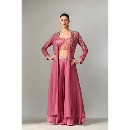 Sunanta Madaan Sharara for Women with Cape In Marvelous Color