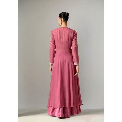 Sunanta Madaan Sharara for Women with Cape In Marvelous Color