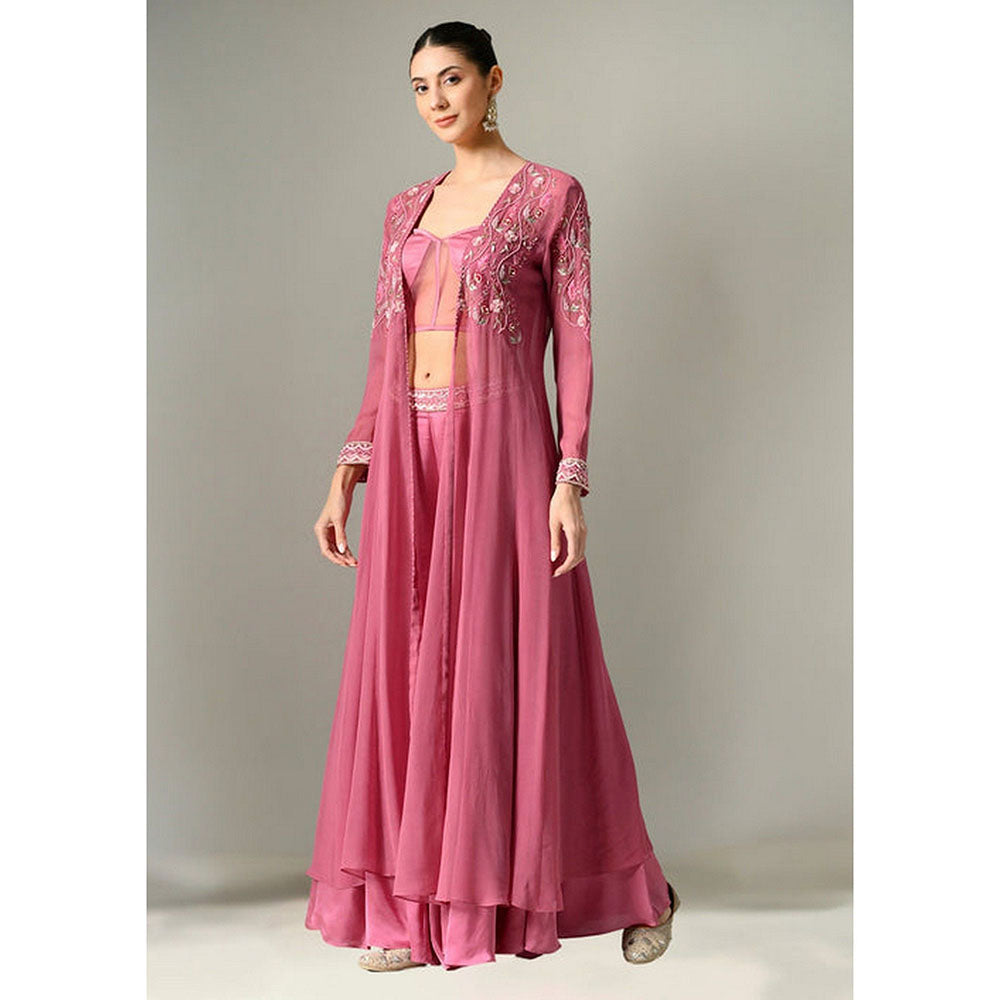 Sunanta Madaan Sharara for Women with Cape In Marvelous Color